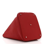 Taurillon Clemence Picotin Lock 26 GM Rouge Casaque