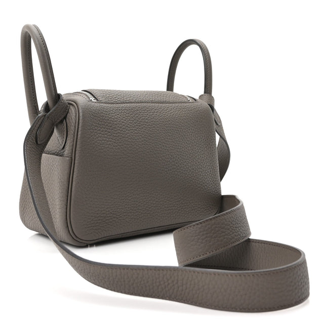Taurillon Clemence Mini Lindy 20 Etain Main Image