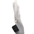 Swift Shiny Niloticus Crocodile Kelly Depeches 25 Pouch Black