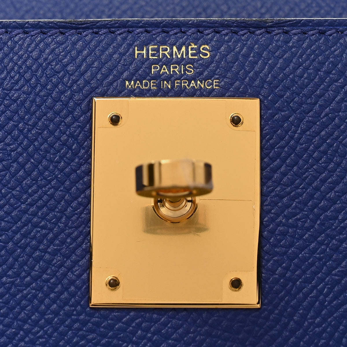 Epsom Kelly Sellier 28 Bleu Electrique