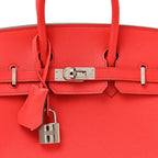 Epsom Birkin Sellier 25 Rouge De Coeur