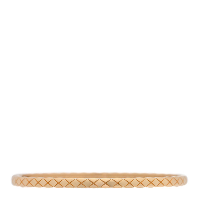 18K Yellow Gold Mini Coco Crush Bangle Bracelet L Hover Image