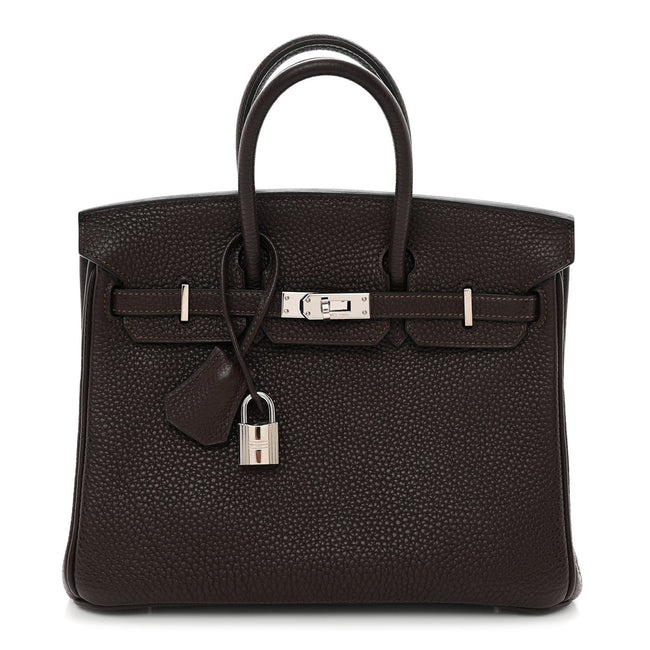 Togo Birkin 25 Chocolate Hover Image
