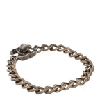 Metal CC Turnlock Bracelet Silver