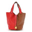 Taurillon Clemence Picotin Lock Picotin 18 PM Rouge De Coeur Gold