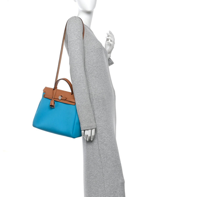 Toile Officier Vache Hunter Verso Herbag Zip Retourne PM 31 Bleu Azteque Menthe Main Image