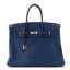 Taurillon Clemence Birkin 35 Bleu Brighton