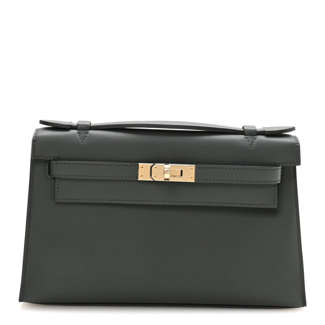 Swift Kelly Pochette Clutch Vert Mangrove Hover Image