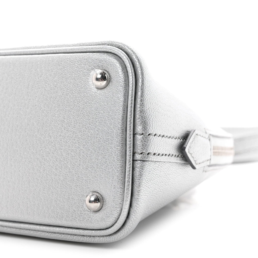 Metallic Chevre Chamkilight Mini 1923 Bolide Argent
