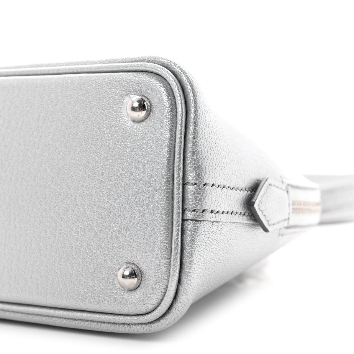 Metallic Chevre Chamkilight Mini 1923 Bolide Argent