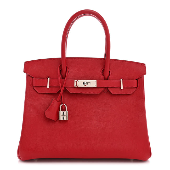 Epsom BIRKIN 30 Rouge Casaque Hover Image