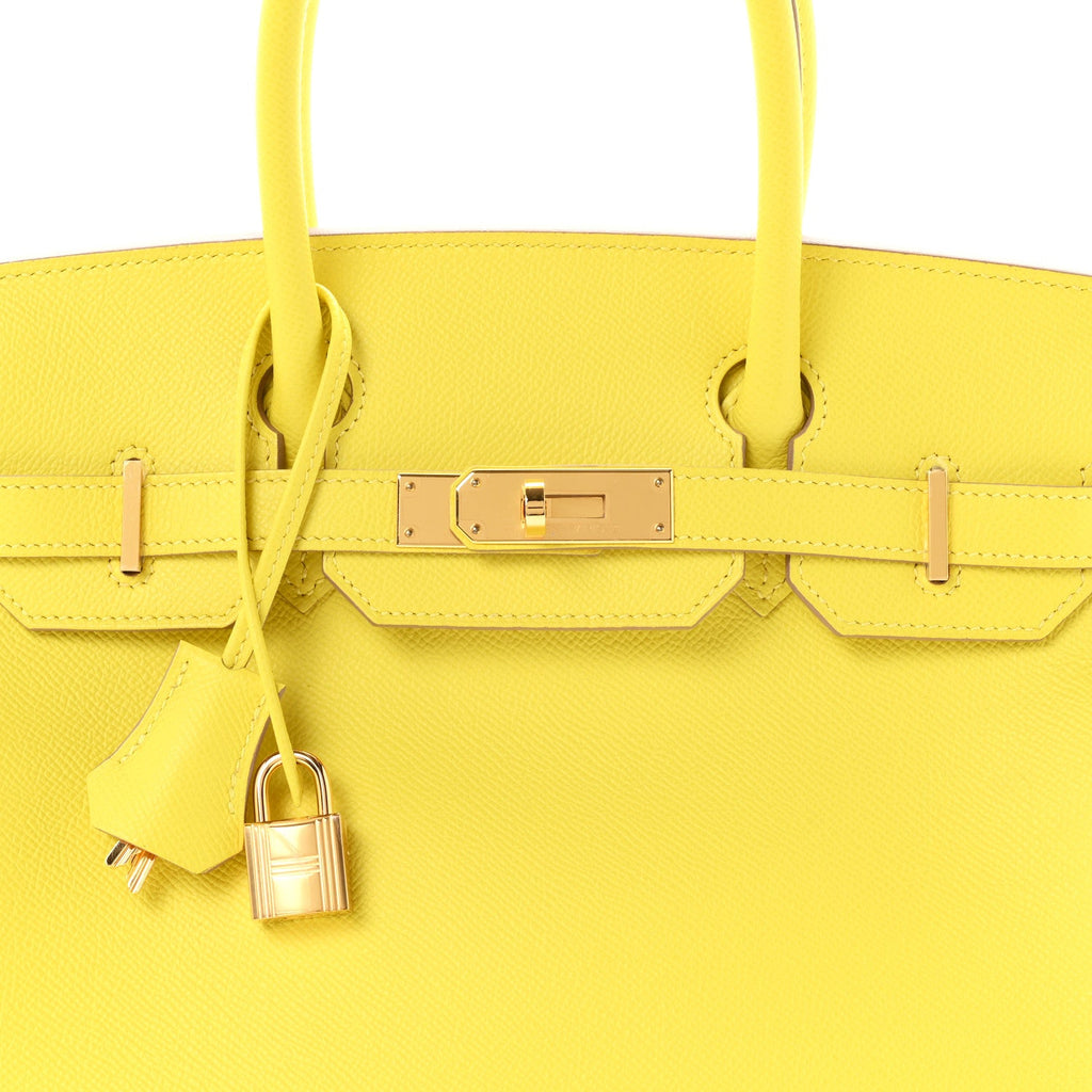 Epsom Birkin 30 Jaune Poussin