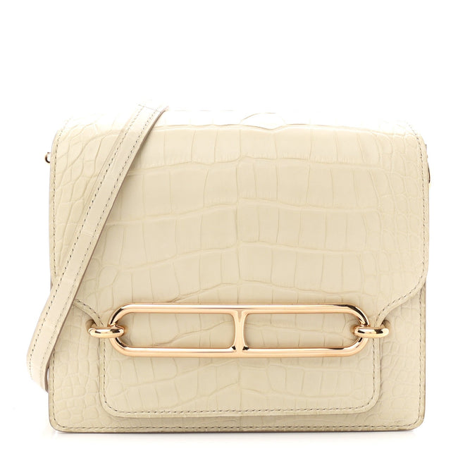 Matte Alligator Mini Sac Roulis Beton Hover Image