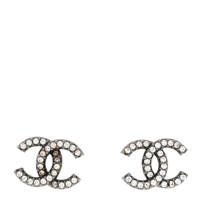 Ruthenium Crystal CC Earrings Hover Image