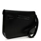 Swift Shiny Niloticus Crocodile Kelly Depeches 25 Pouch Black