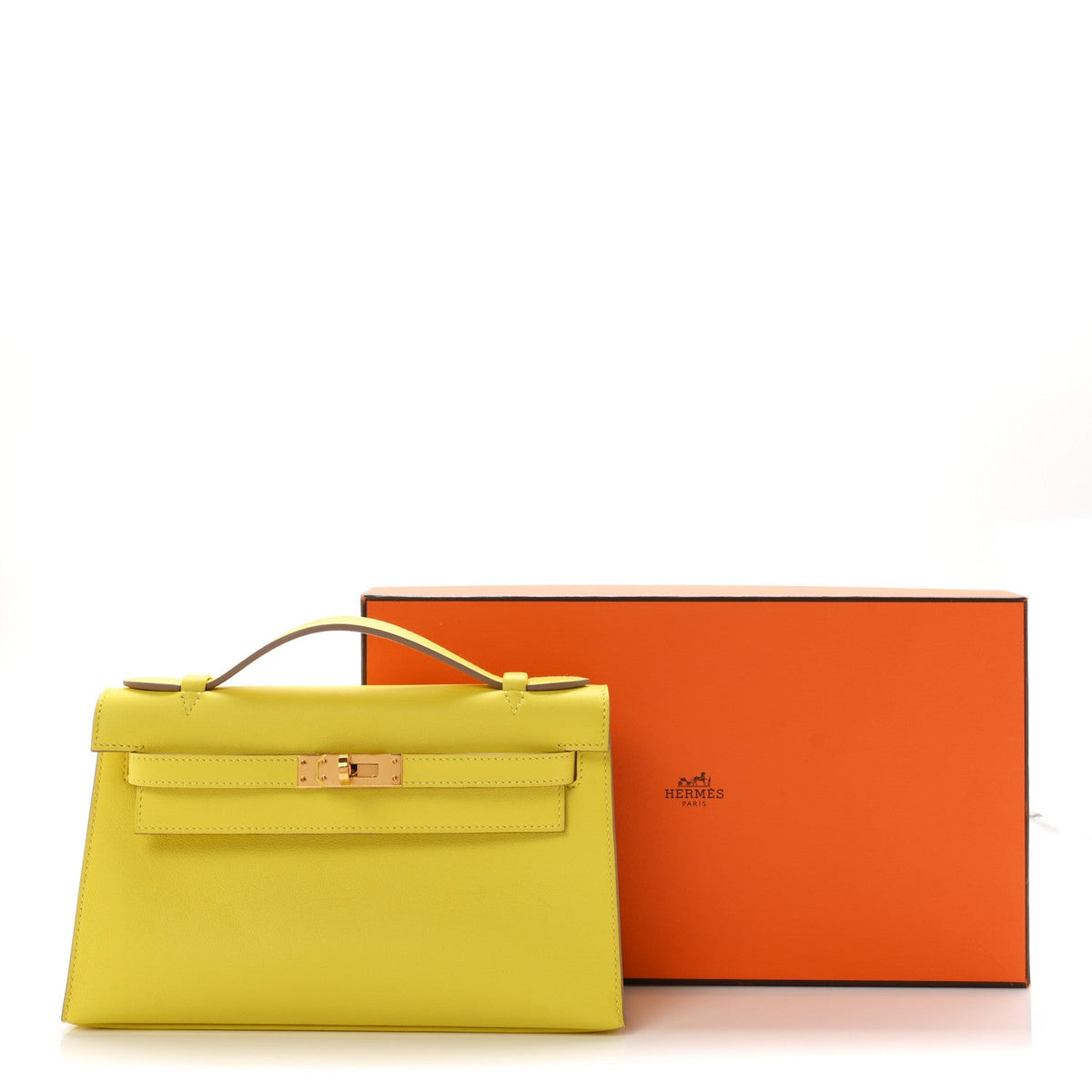 Swift Kelly Pochette Clutch Lime