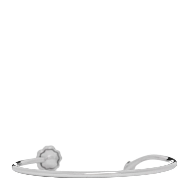 18K White Gold Diamond Camelia Precieux Cuff Bracelet M Main Image