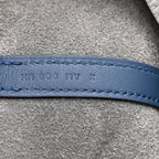 Taurillon Clemence Picotin Lock 18 PM Gris Mouette Bleu Agate