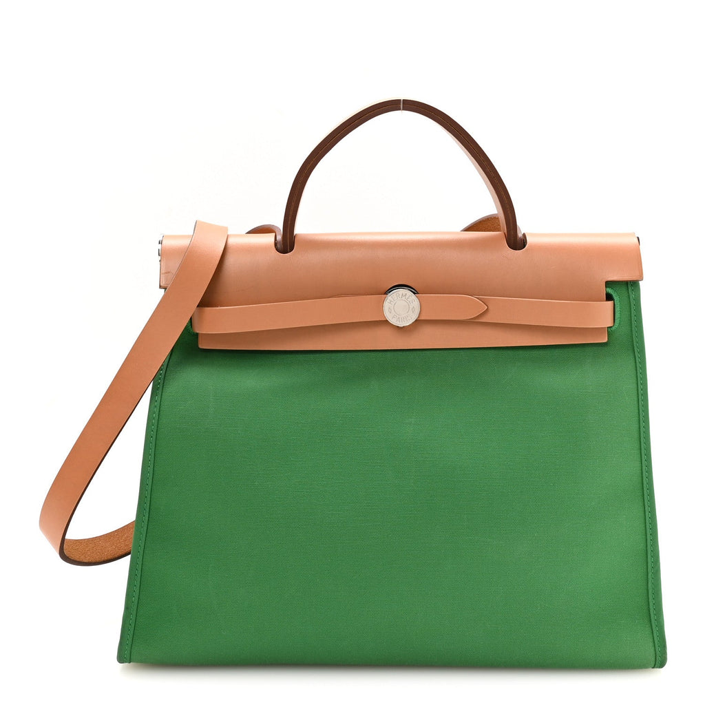 Vache Hunter Toile Herbag Zip 31 PM Bambou Natural