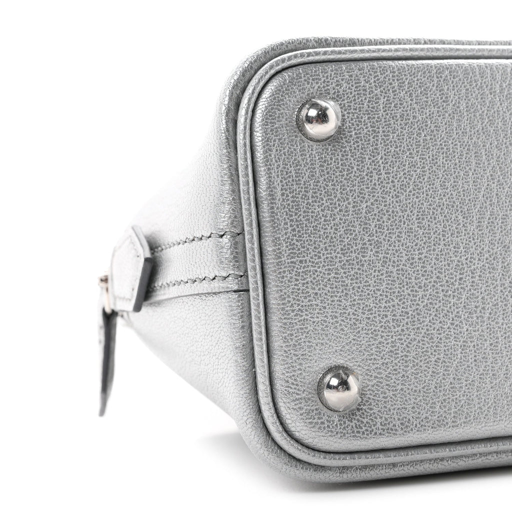 Metallic Chevre Chamkilight Mini 1923 Bolide Argent