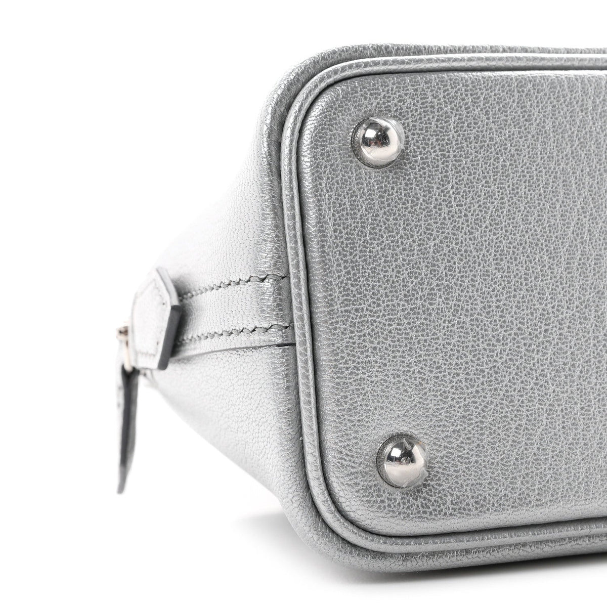Metallic Chevre Chamkilight Mini 1923 Bolide Argent