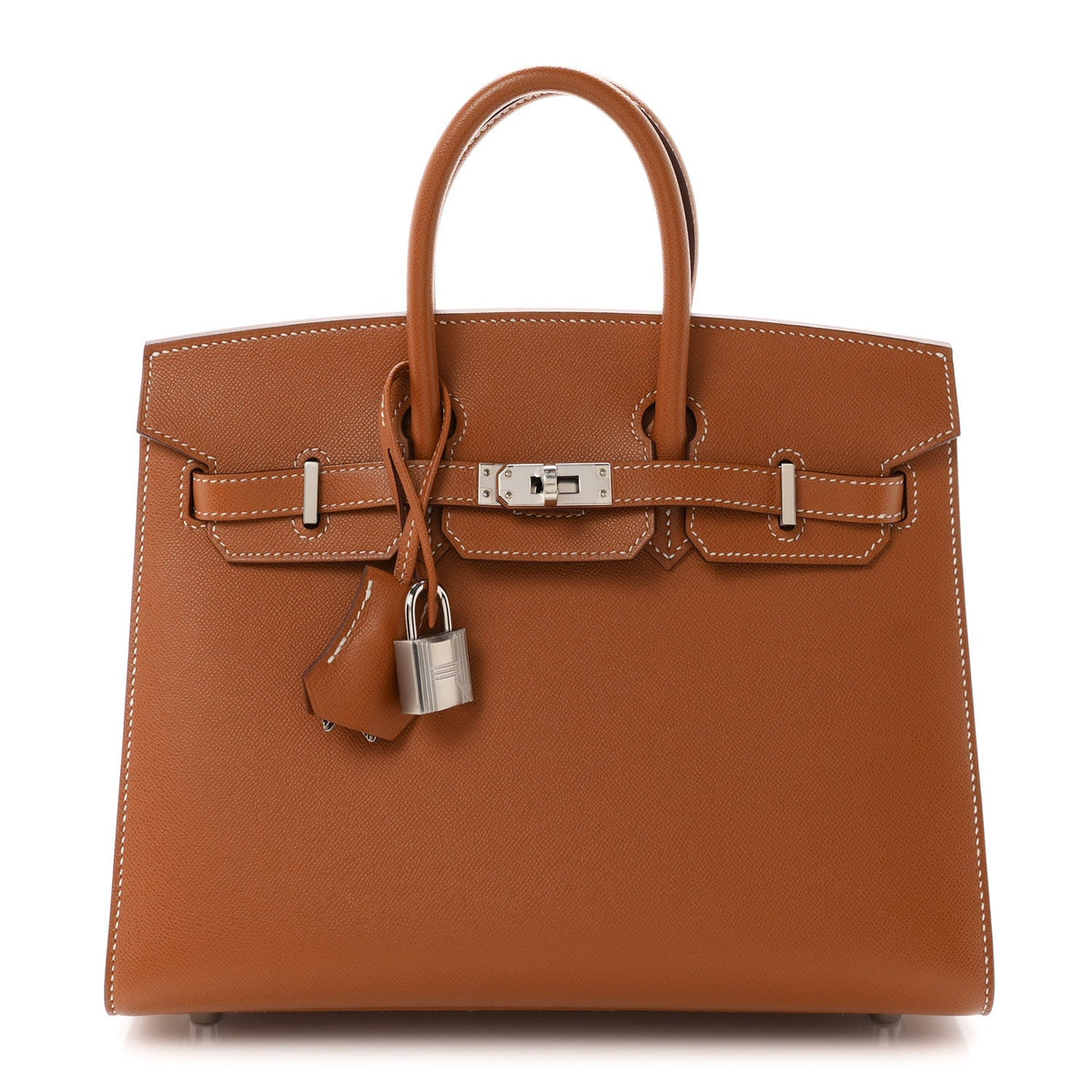 Madame Calfskin Birkin Sellier 25 Gold