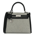 Toile H Swift Kelly Sellier 25 Ecru Black