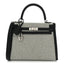Toile H Swift Kelly Sellier 25 Ecru Black