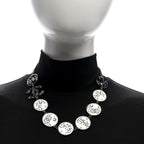 Ruthenium Crystal Star CC Necklace