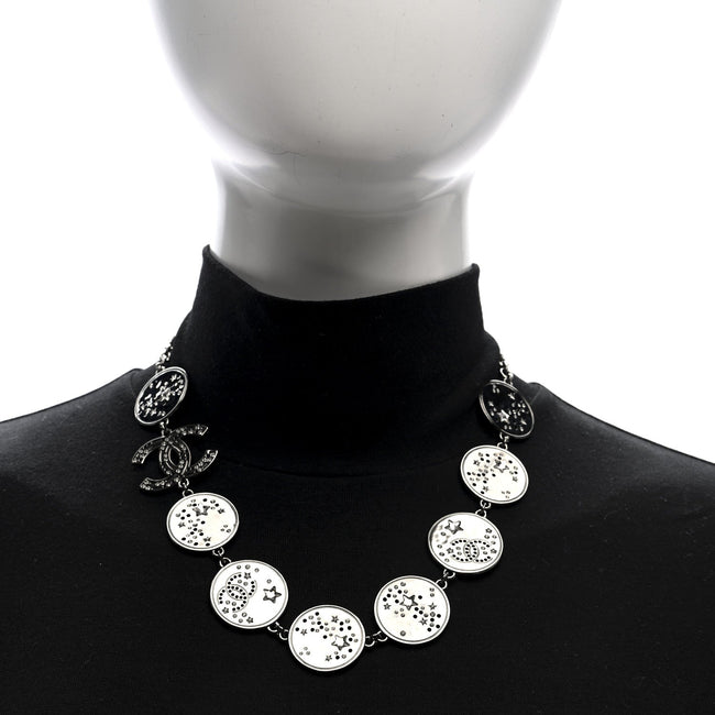 Ruthenium Crystal Star CC Necklace Main Image