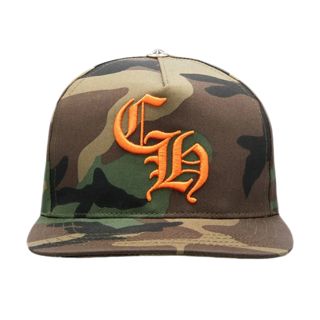 Chrome Hearts CH Baseball Hat Camo Hover Image