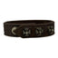 Chrome Hearts Brown Leather Snap Bracelet