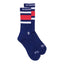 Chrome Hearts Fuck You Striped Socks Blue/Red