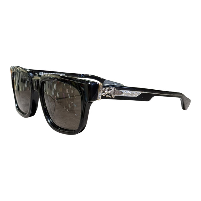 Chrome Hearts Box Officer Black/Silver Sunglasses Hover Image