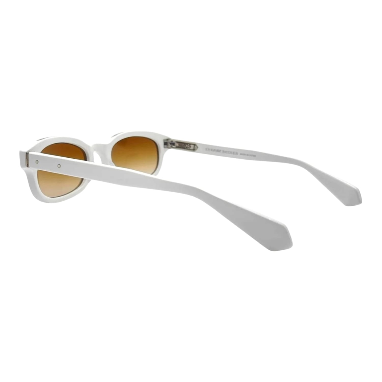 Chrome Hearts Lowrider White Yellow Tinted Sunglasses