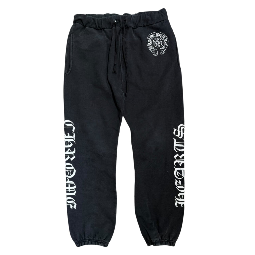 Chrome Hearts Horse Shoe Logo Sweatpants Black