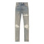 Amiri Suede Straight MX1 Jean Antique Indigo