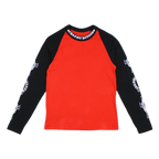 Chrome Hearts Neck Logo Baseball Shirt Red/Black