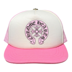 Chrome Hearts Horseshoe Trucker Hat Pink/White