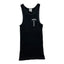 Chrome Hearts Vintage Ribbed Logo Celtic Cross Fuck You Tank Top Black