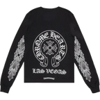 Chrome Hearts Las Vegas Floral Exclusive L/S T-shirt Black