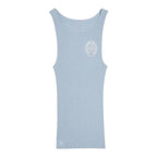 Chrome Hearts Baby Blue Rib Tank Blue