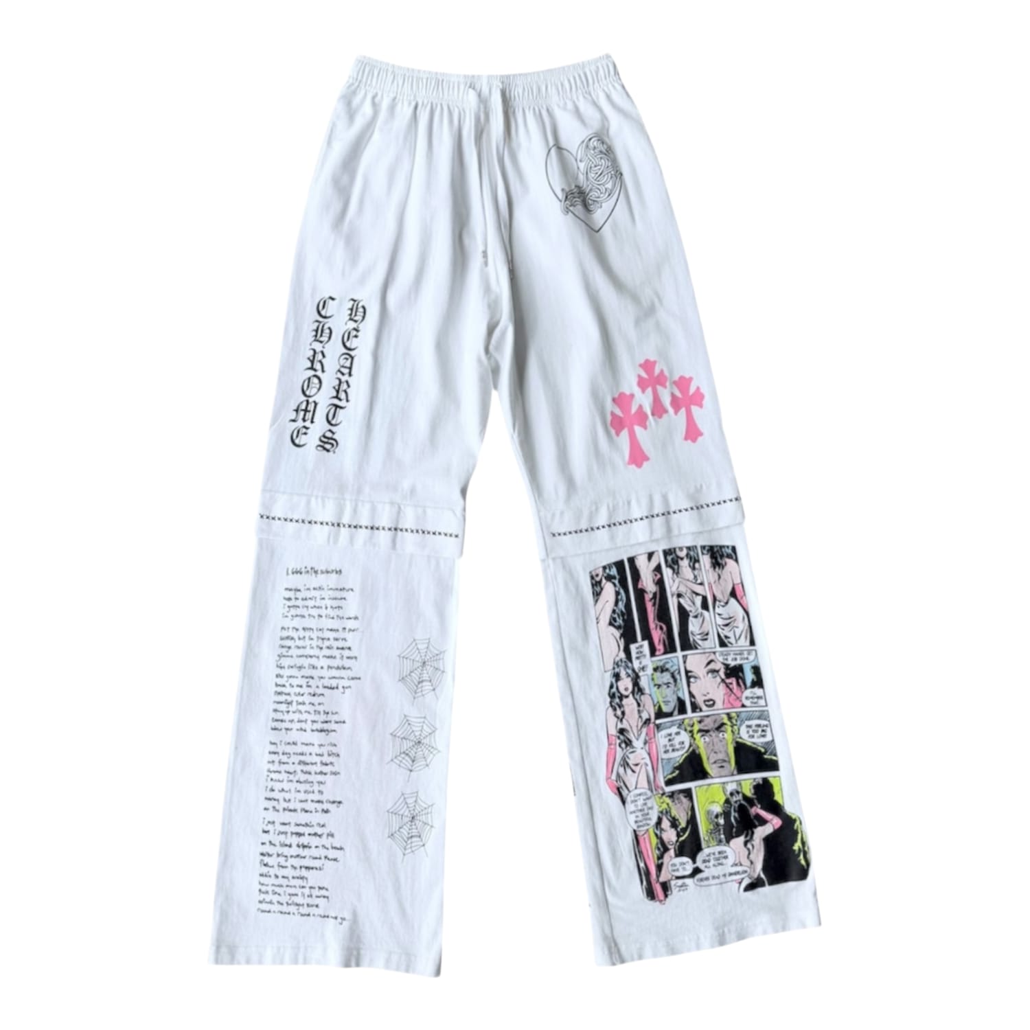 Chrome Hearts x Deadly Doll Miami Exclusive Sweatpants White
