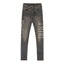 Amiri Military Stencil Jeans Grey