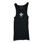 Chrome Hearts Hairy Cross Rib Tank Black