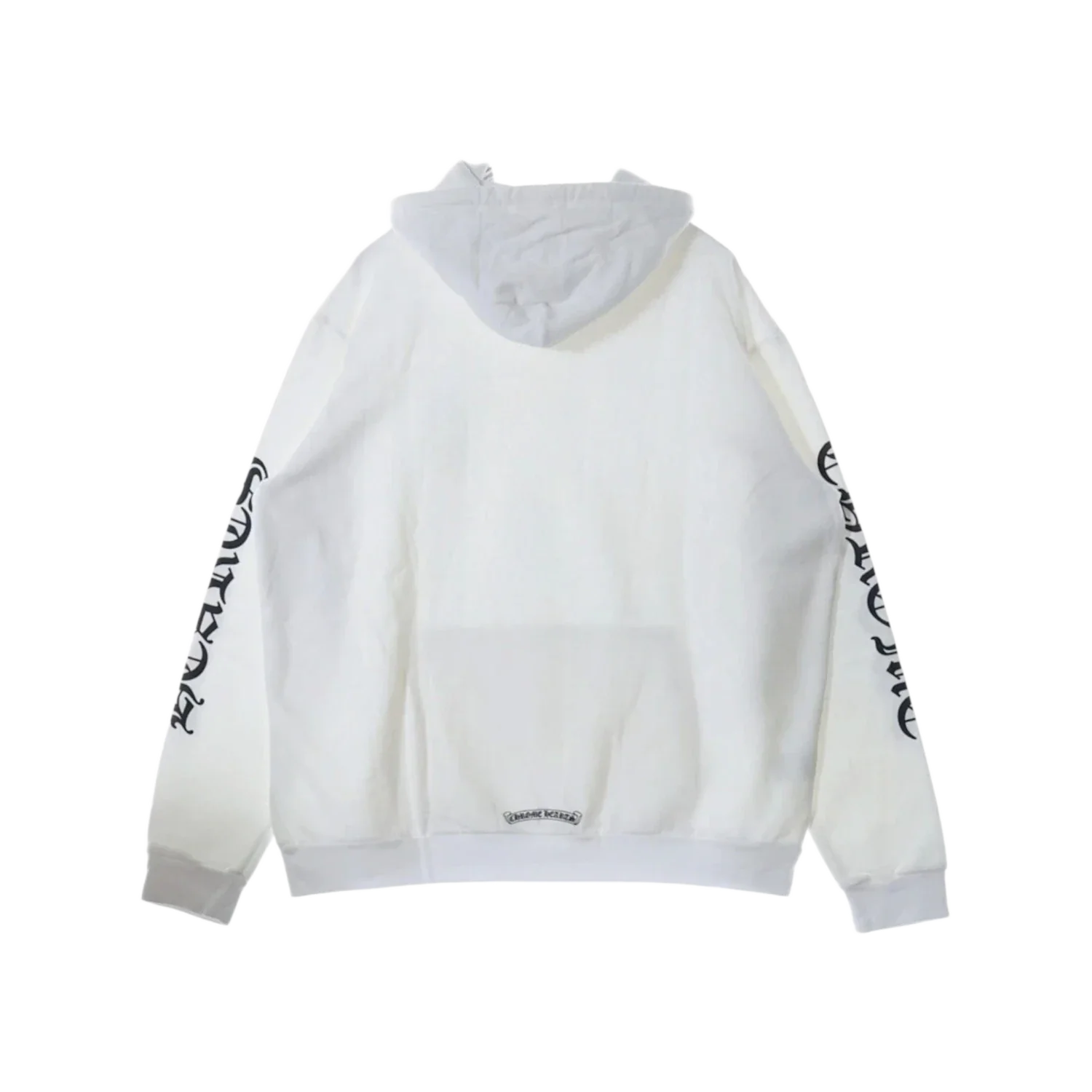 Chrome Hearts Vertical Logo Hoodie White