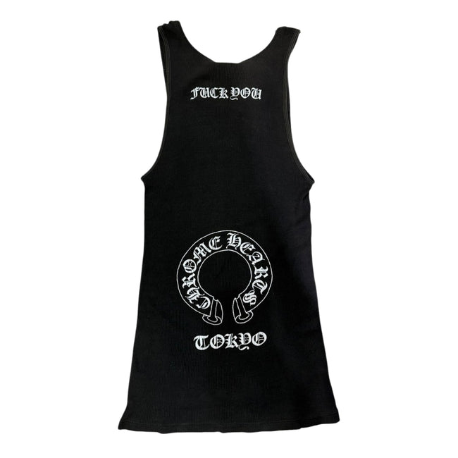 Chrome Hearts Vintage Tokyo Fuck You Tank Top You Black Hover Image