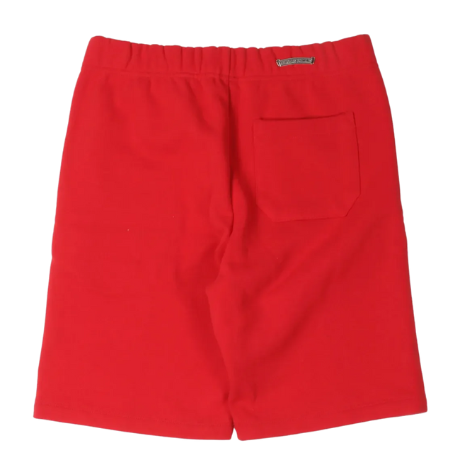 Chrome Hearts Triple Cross Embroidered King Taco Sweat Shorts Red Main Image