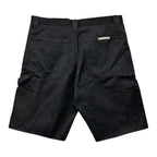 Chrome Hearts Nylon Leather Double Knee Carpenter Shorts Black