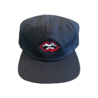 Chrome Hearts Matty Boy Chomper Leather Strapback Hat Black